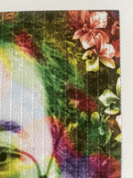 Jerry Garcia 10 Years of Tears Blotter Art by Wes Black (dark) - Blotter Store