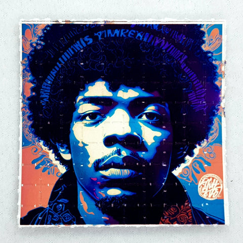 Jimi Hendrix Mini Blotter Art - Blotter Store