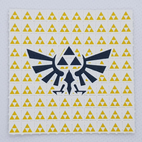 Legend of Zelda Triforce Mini Blotter Art - Blotter Store