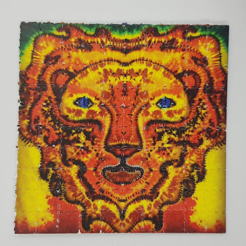 Lion Rasta Mini Blotter Art - Blotter Store