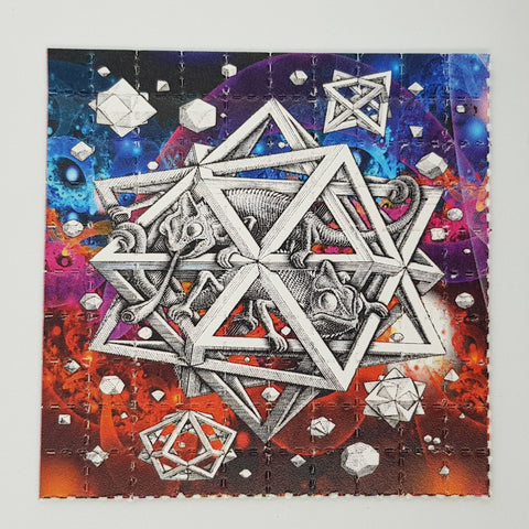 Lizard Hallucinations Mini Blotter Art - Blotter Store