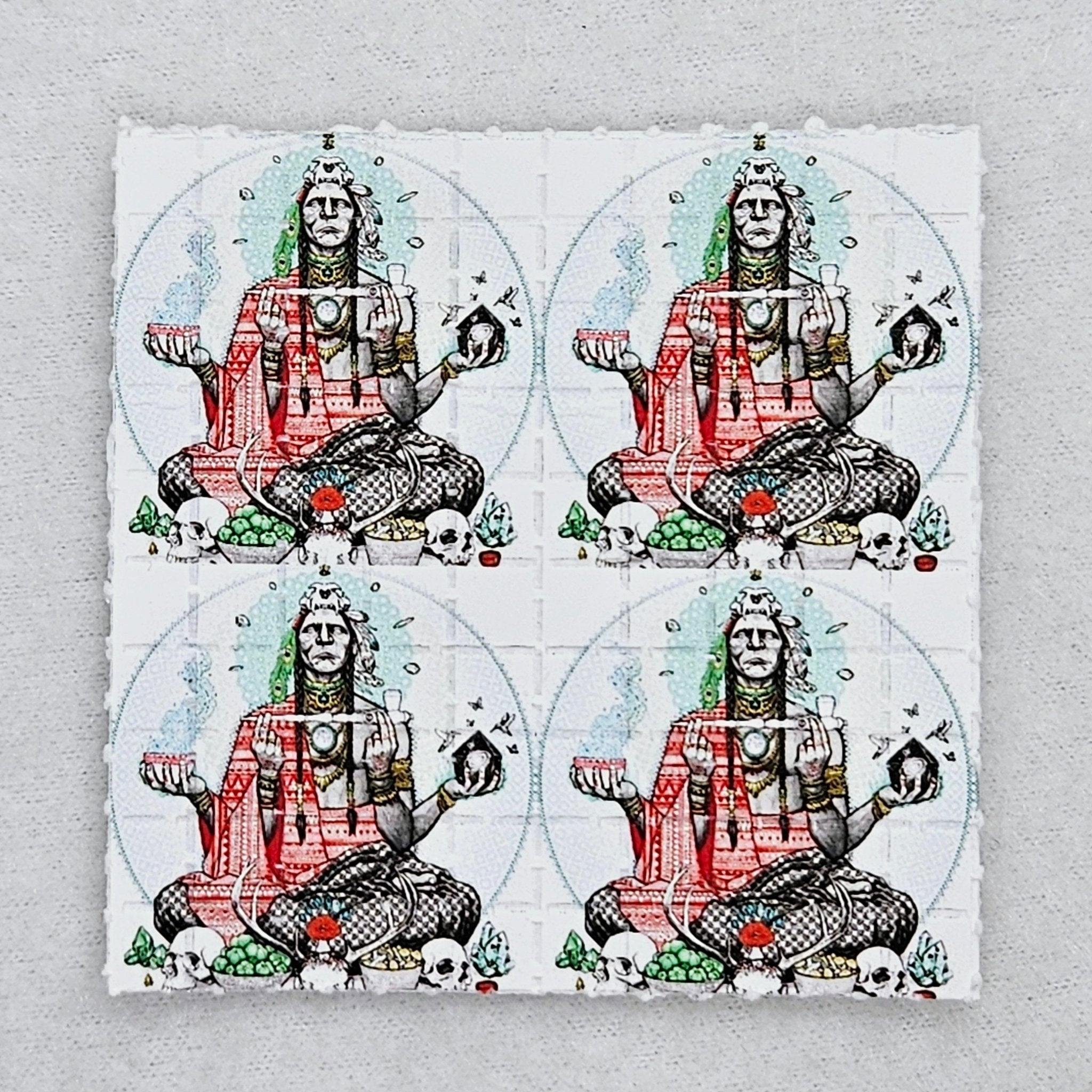 Lophophora Shamon Mini Blotter Art - Blotter Store