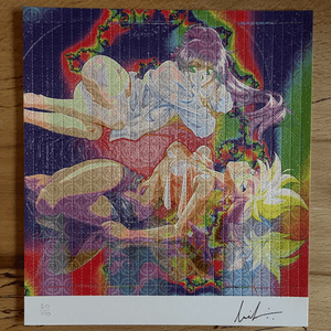 Lovely Angels by Lucifer Signed & Numbered #/100 Blotter Art - Blotter Store