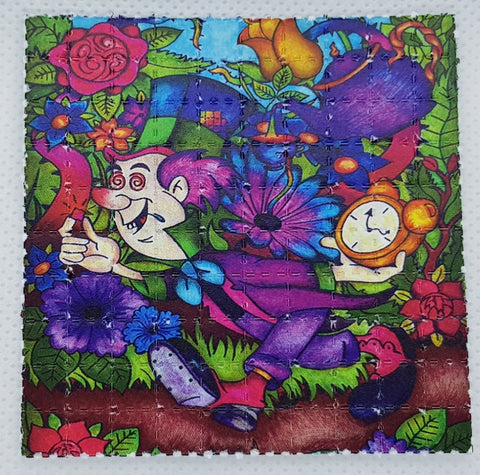 Mad Hatter Mini Blotter Art - Purple - Blotter Store