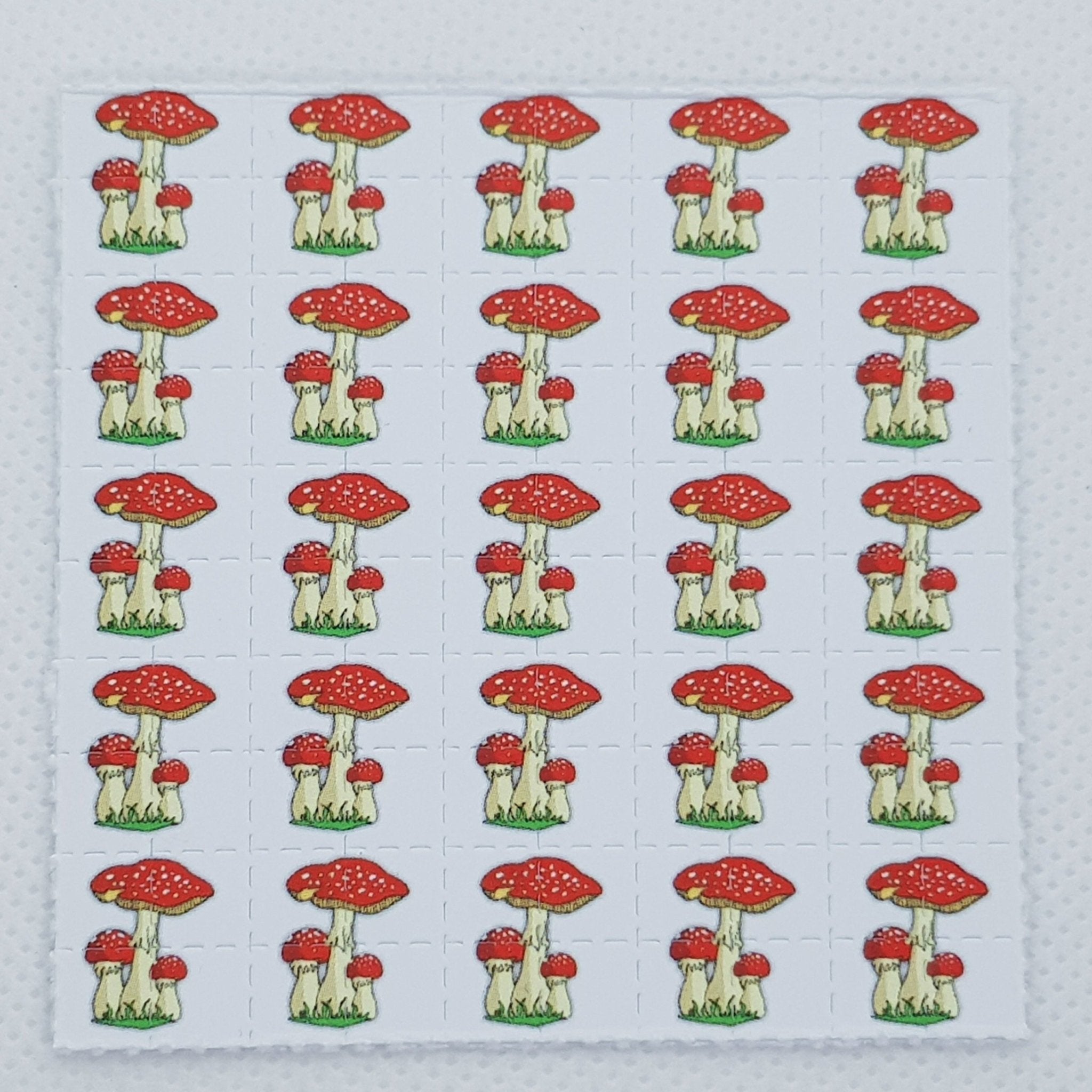Magic Mushroom Mini Blotter Art - Blotter Store