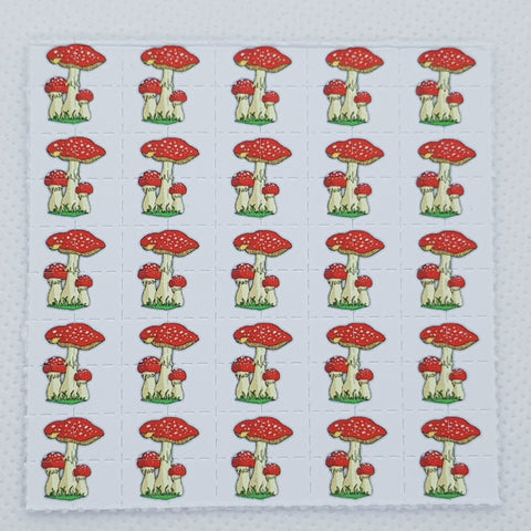 Magic Mushroom Mini Blotter Art - Blotter Store