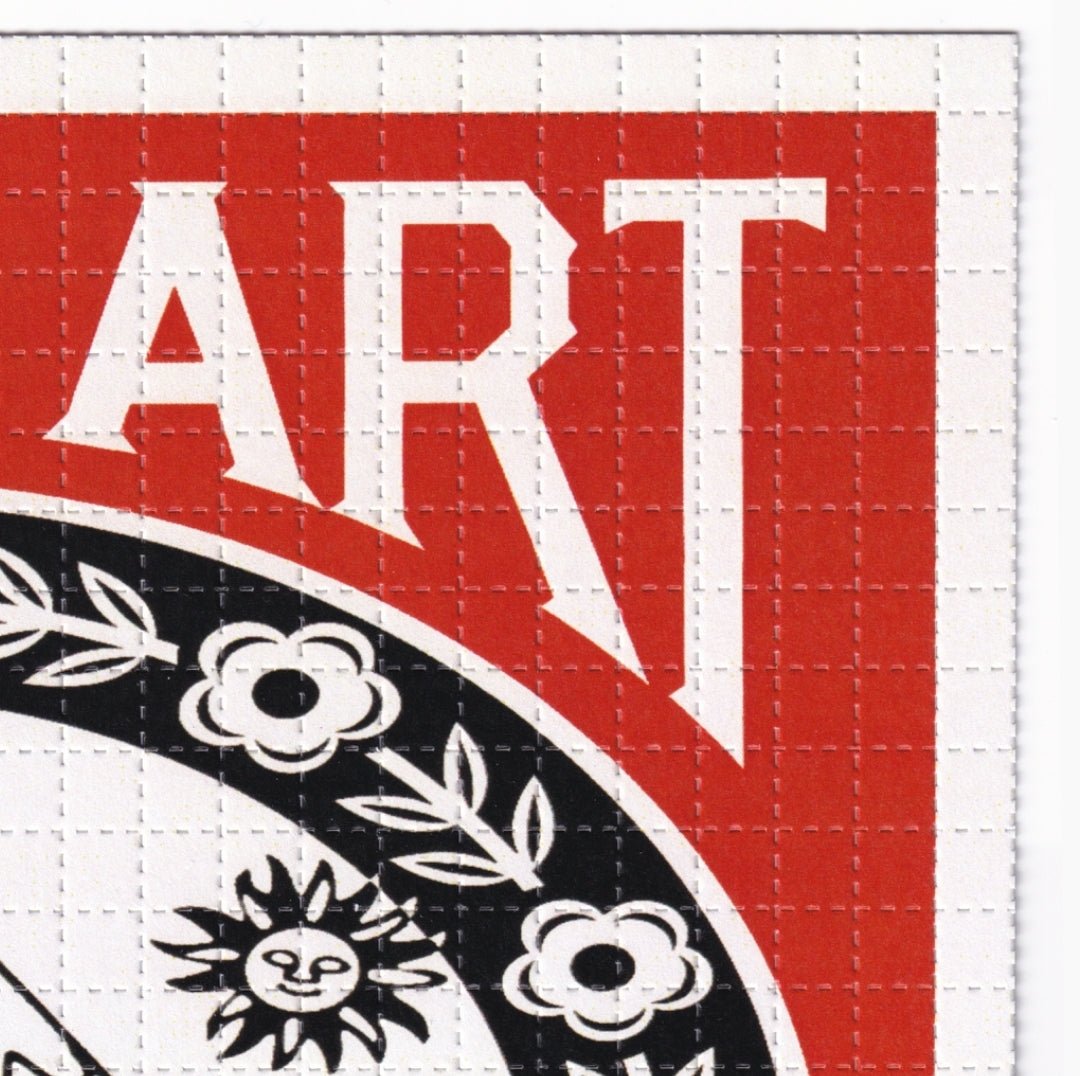 Make Art Not War Blotter Art Print - Blotter Store