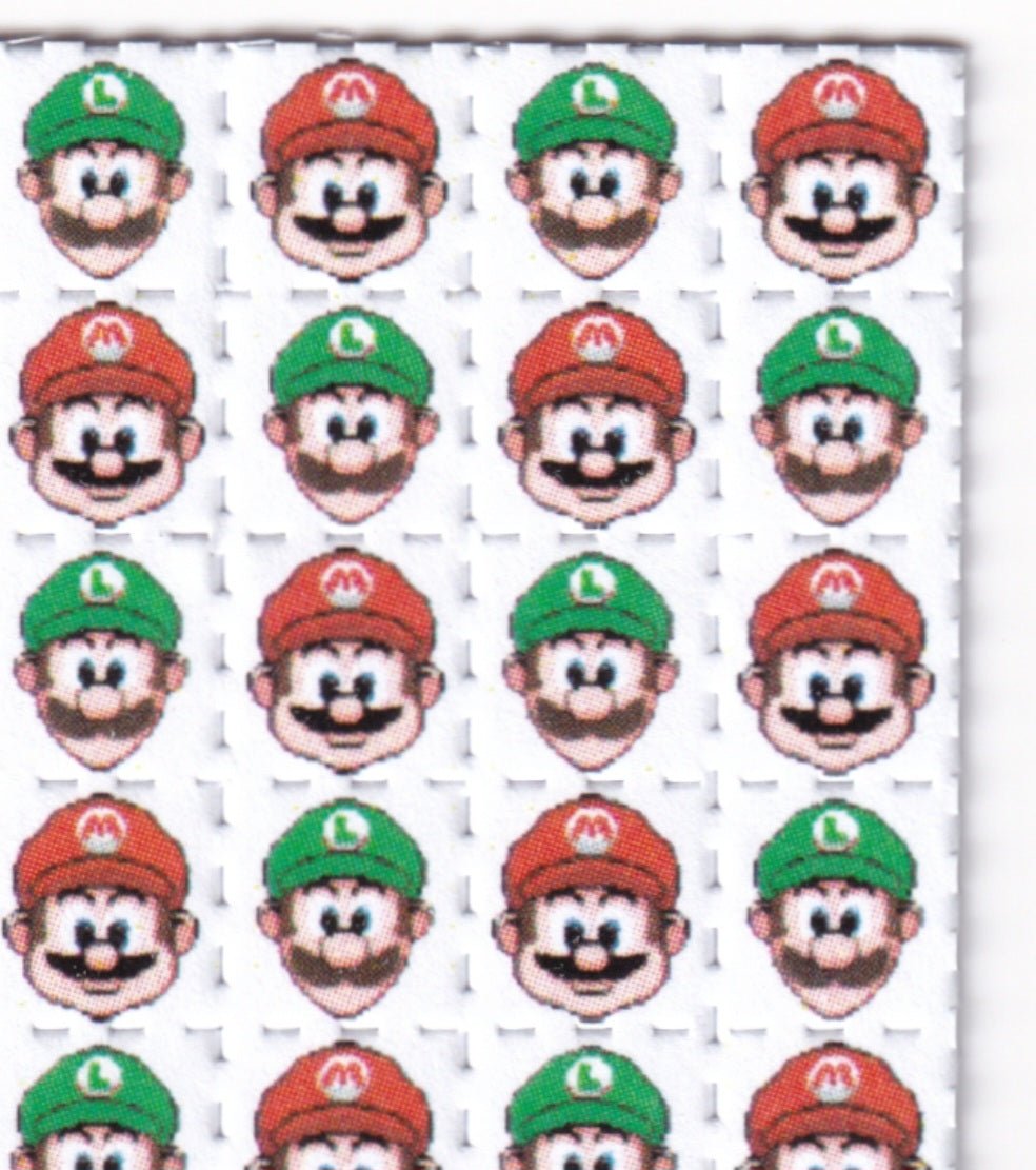Mario & Luigi Blotter Art - Blotter Store