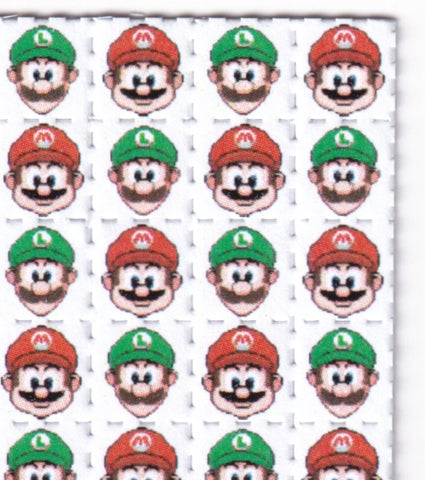 Mario & Luigi Blotter Art - Blotter Store