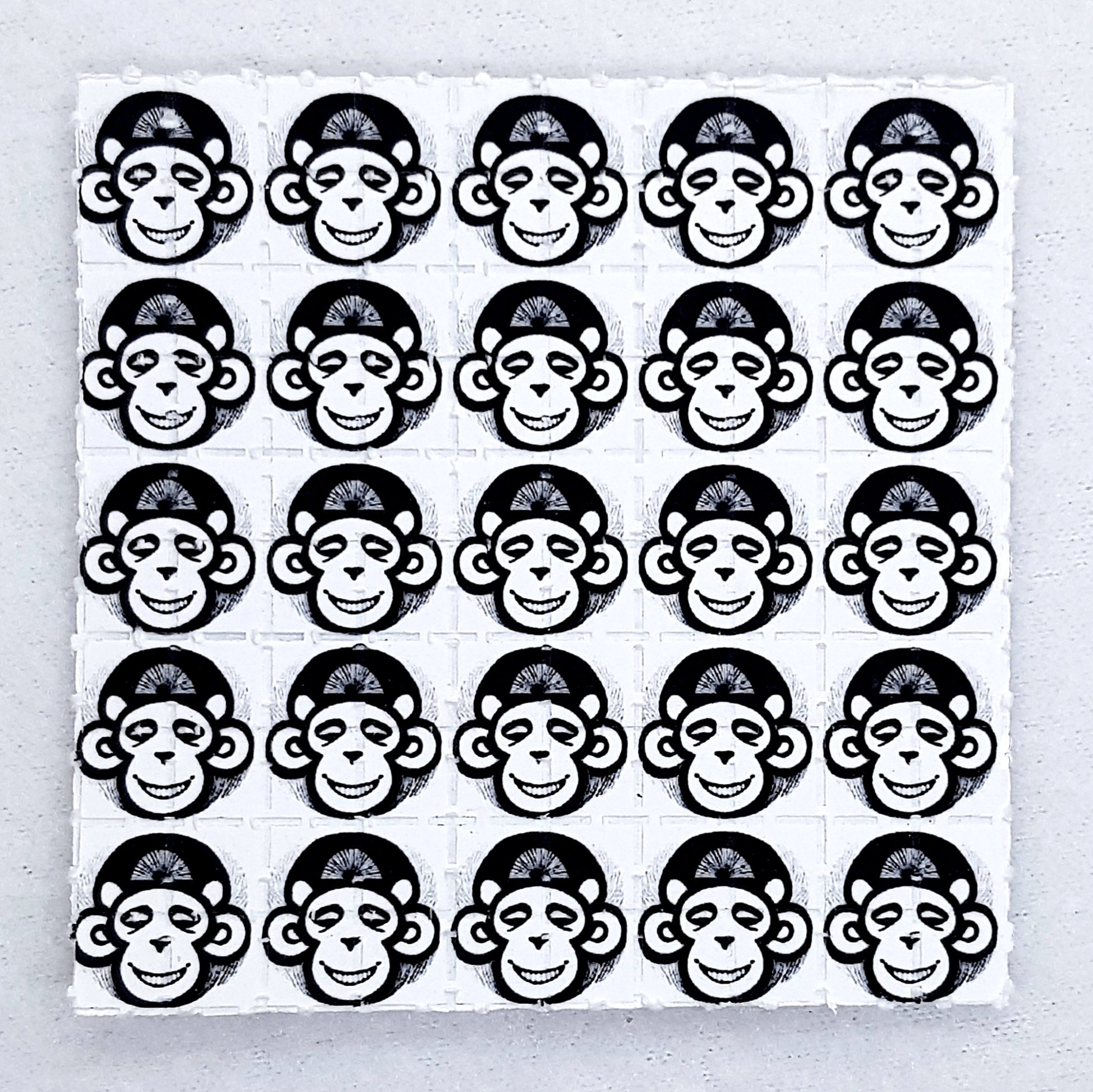 Monkey Face Mini Blotter Art - Blotter Store