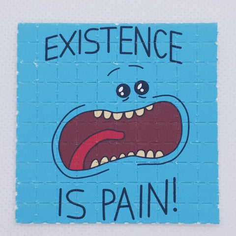 Mr Meeseeks Mini Blotter Art - Rick & Morty - Blotter Store