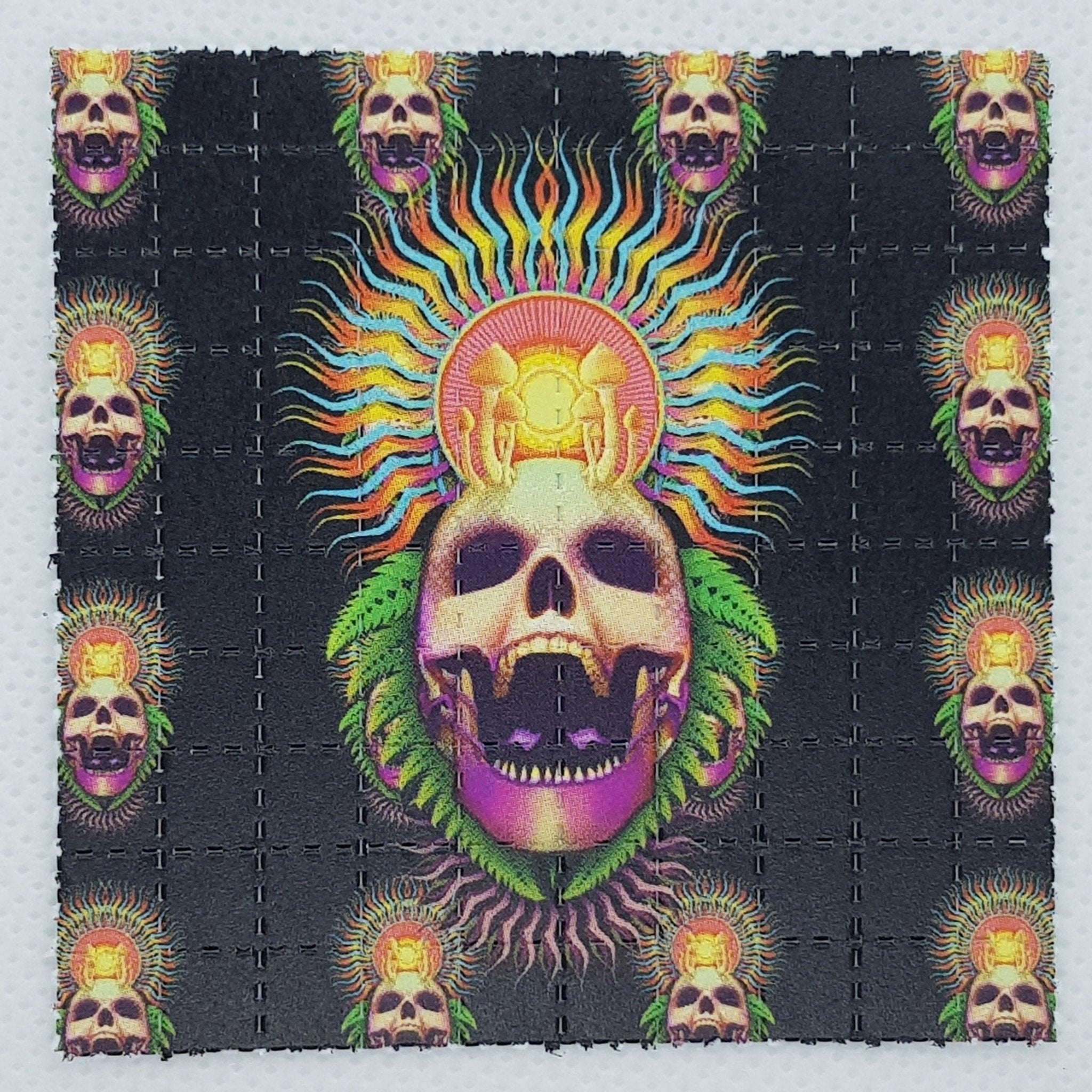 Mushroom Skull Mini Blotter Art - Blotter Store