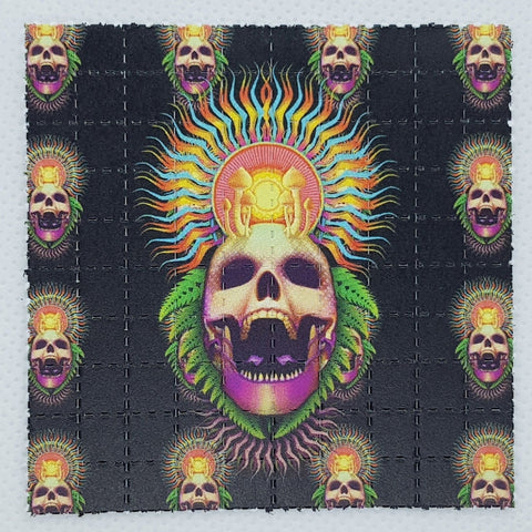 Mushroom Skull Mini Blotter Art - Blotter Store