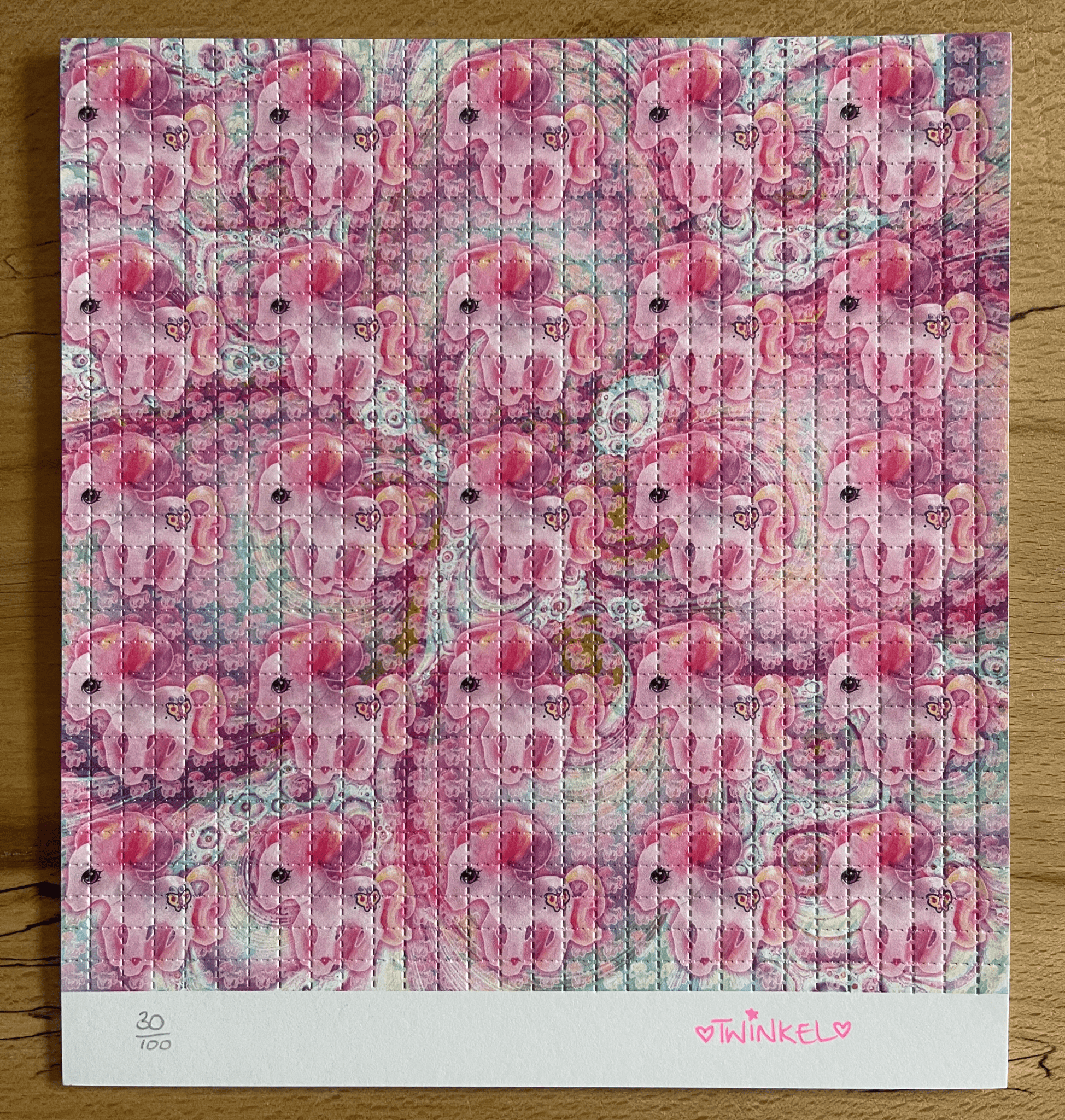 My Little Pony by Twinkle Signed & Numbered #/100 Blotter Art - Blotter Store