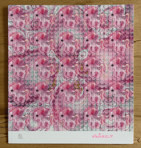My Little Pony by Twinkle Signed & Numbered #/100 Blotter Art - Blotter Store