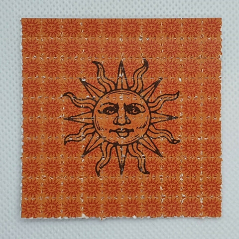 Orange Sunshine Acid Mini Blotter Art - Blotter Store