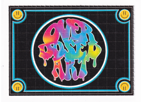 Overdosed Art Blotter Art by Russ Holmes - (2021) - Blotter Store