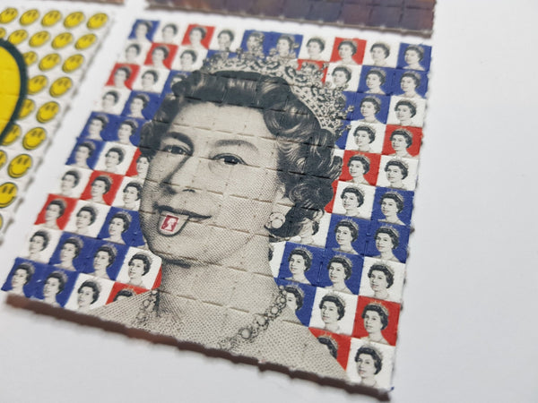 Queen Elizabeth Blotter Art - Blotter Store