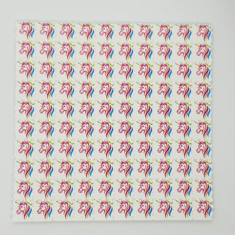 Pink Unicorn Mini Blotter Art - Blotter Store