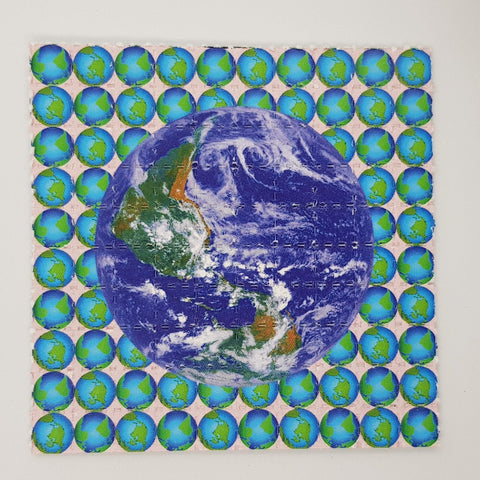 Planet Earth Mini Blotter Art - Blotter Store