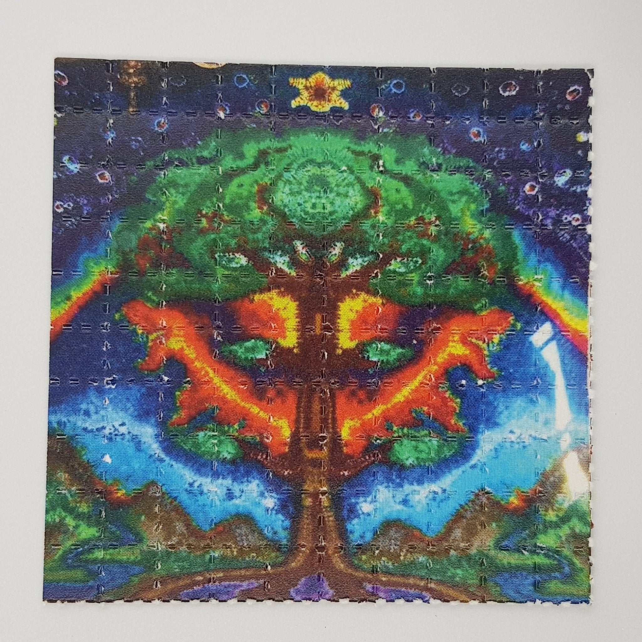 Psychedelic Tree Mini Blotter Art - Blotter Store