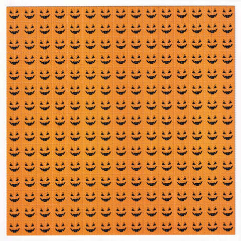 Pumpkin Face Blotter Art - Blotter Store