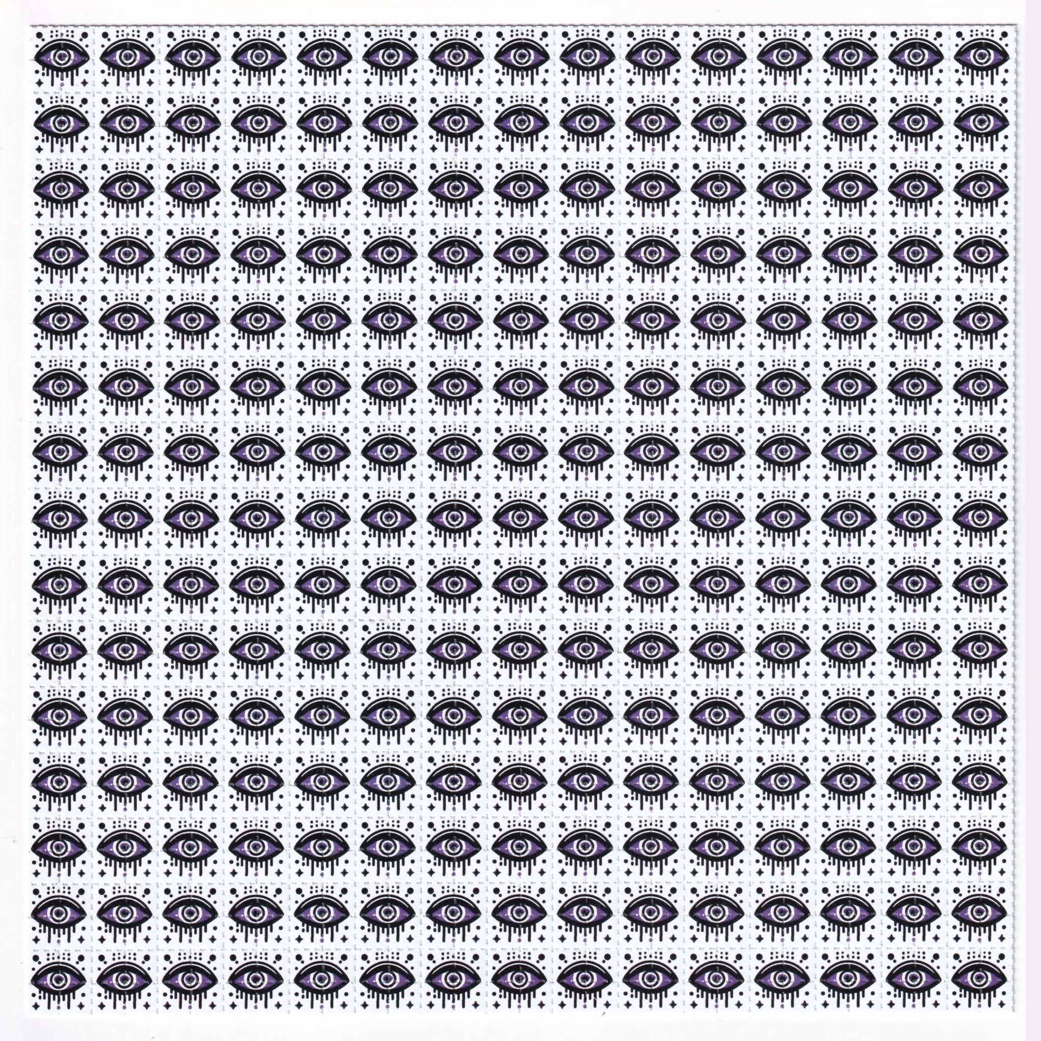 Purple Eyes Blotter Art - Blotter Store