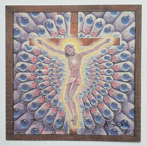 Purple Jesus 'Easter Sunder' By Alex Grey Signed #441 of 500 - Blotter Store