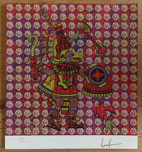 QuatzQuatel by Lucifer Signed & Numbered #/100 Blotter Art - Blotter Store