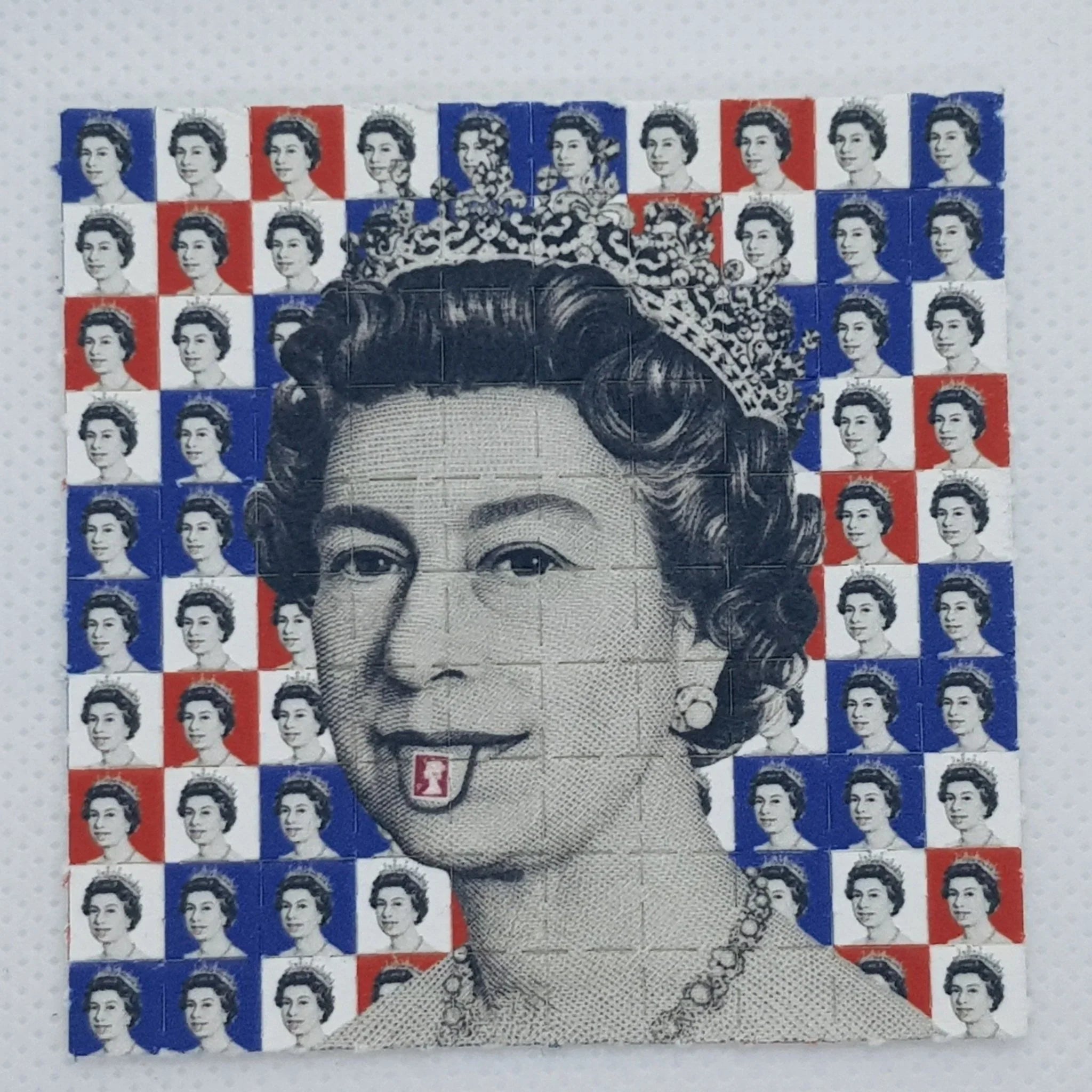Queen Elizabeth Mini Blotter Art - Blotter Store