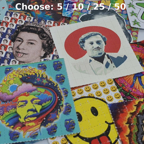 Randomly Selected Mini Blotter Art Sheets - Blotter Store