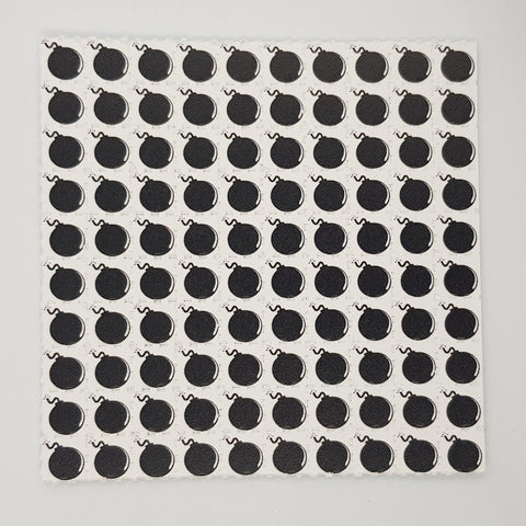 Retro Bomb Mini Blotter Art - Blotter Store