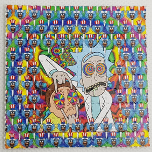 Rick and Morty Mini Blotter Art - Blotter Store