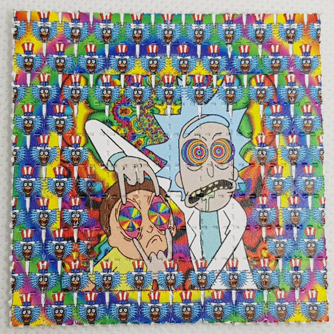 Rick and Morty Mini Blotter Art - Blotter Store