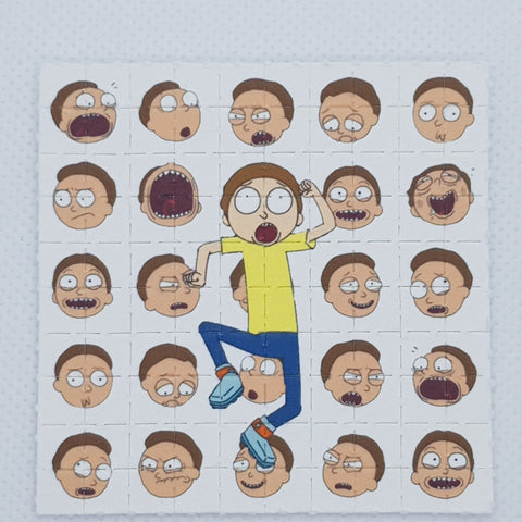 Rick & Morty Mini Blotter Art - Morty - Blotter Store