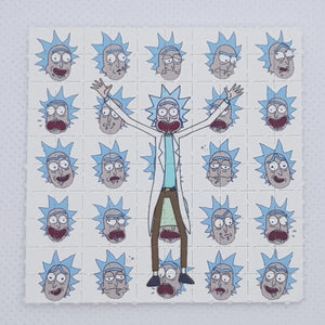 Rick & Morty Mini Blotter Art - Rick - Blotter Store
