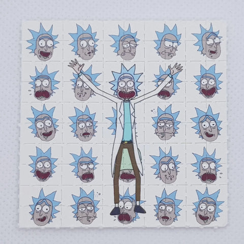 Rick & Morty Mini Blotter Art - Rick - Blotter Store