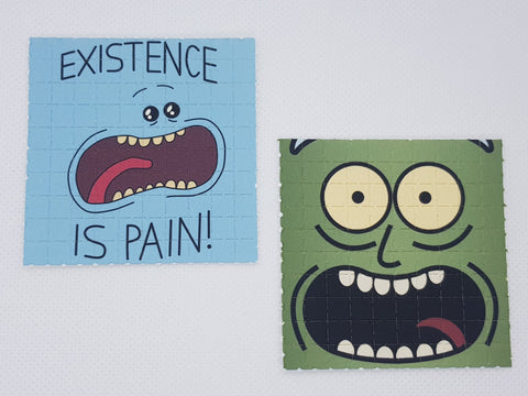Rick & Morty Mini Blotter Art Set of 2 - Blotter Store