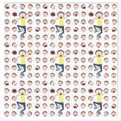 Rick & Morty (Morty) Blotter Art - Blotter Store