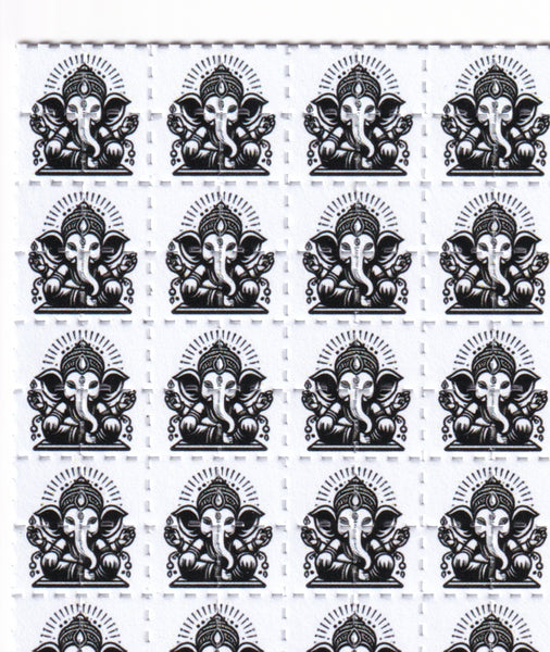 Ganesh God Blotter Art