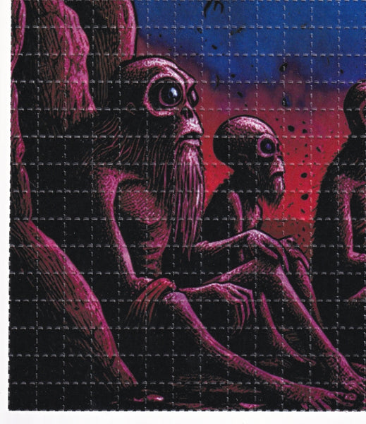 Alien Abduction Blotter Art