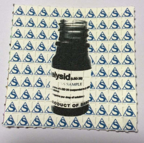 Sandoz Vial Mini Blotter Art - Blotter Store
