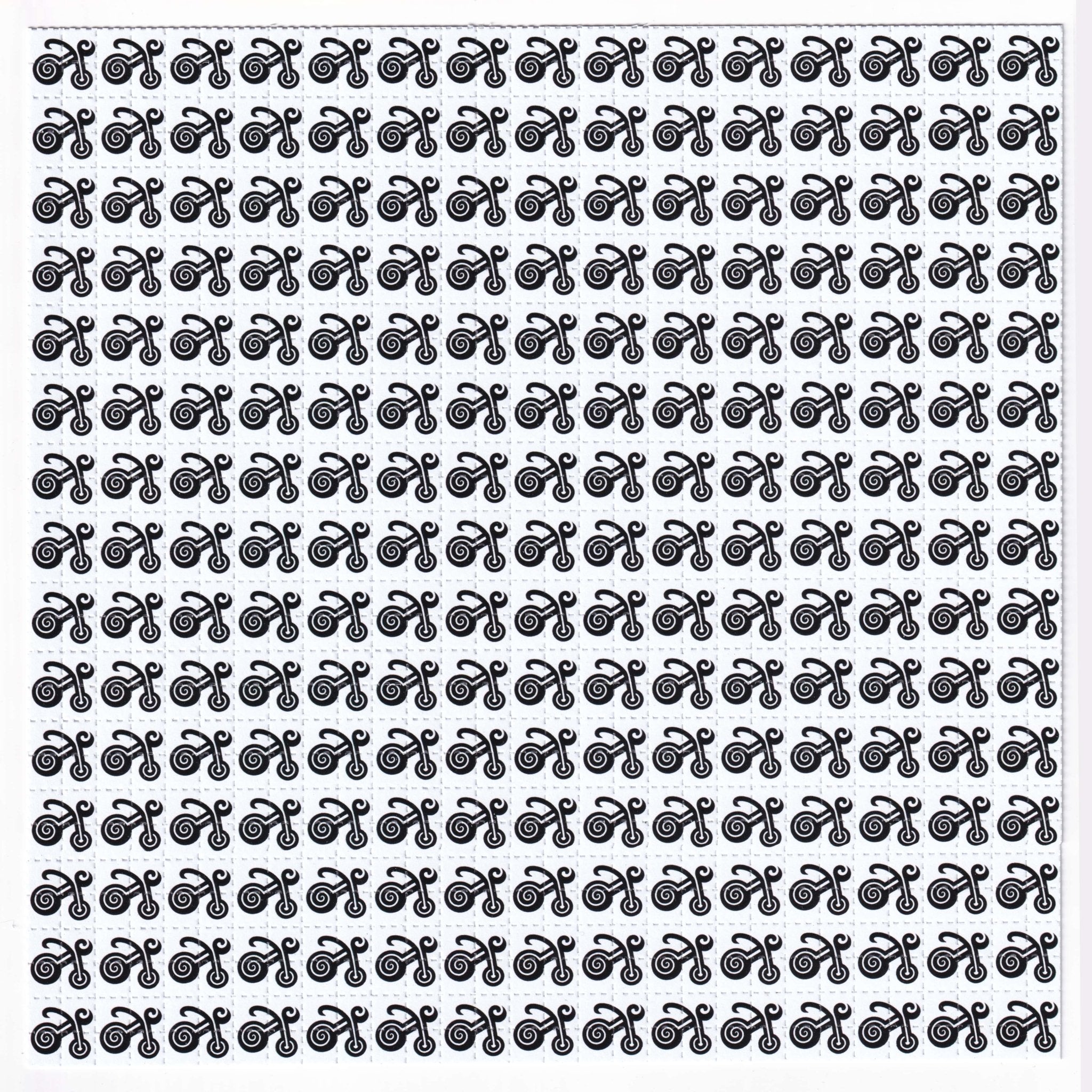 Spiral Bike Blotter Art - Blotter Store