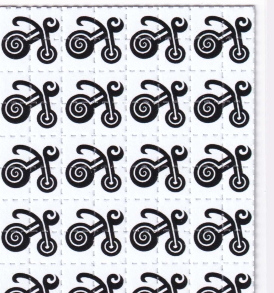 Spiral Bike Blotter Art - Blotter Store