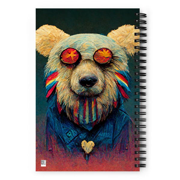 Grateful Bear 140 Page Notebook - Blotter Store