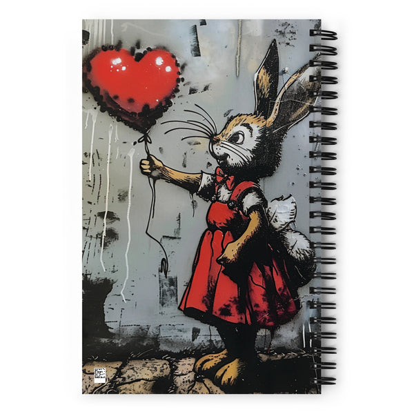 Banksy Rabbit 140 Page Notebook