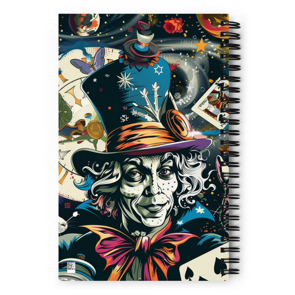 Mad Hatter 140 Page Notebook