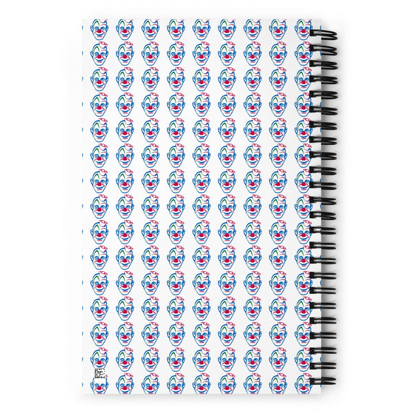 Retro Clown 140 Page Notebook - Blotter Store