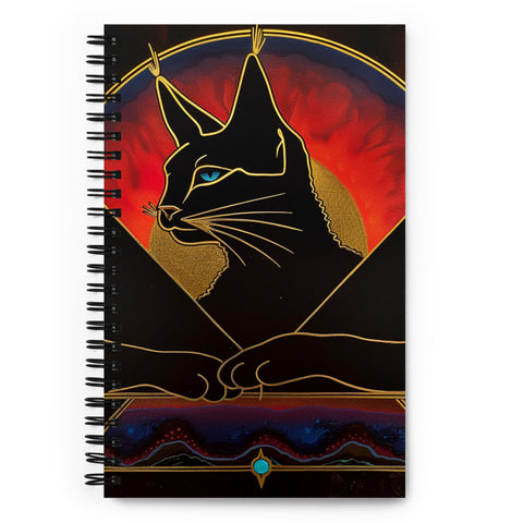 Cat God 140 Page Notebook