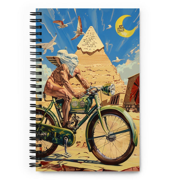 Bike Day Egypt 140 Page Notebook - Blotter Store